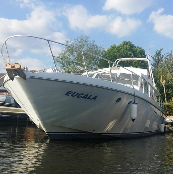 Eucala Motor Yacht Hotel East Molesey Luaran gambar